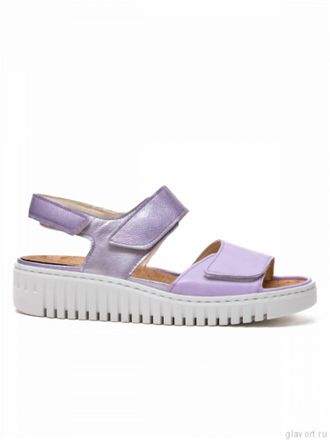 Waldl&auml;ufer WomenS Willow Wedge Sandal In Lavender
