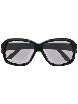 Tom Ford Eyewear Lyle FT837 sunglasses - men - Acetate - 60 - Black