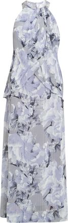 Gina Bacconi Womens Esty Long Printed Maxi With Beaded Halter Neckline - Floral - Size 22 UK