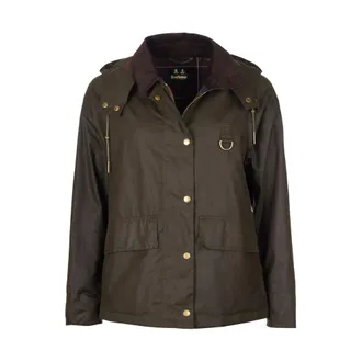 Barbour Dames, Jassen, Groen, Maat: XL Katoen