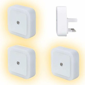 OEM [juego De 6] Luz Nocturna Infantil Enchufable - Luz Nocturna Led Con Sensor De Movimiento Autom&aacute;tico D&iacute;a/noche Para Enchufe De Pared - Crezuo