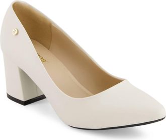 Andrea Womens Pointed Toe Pumps In Ivory