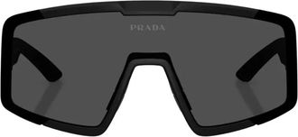 Prada Psb 07S 1Bo 06F Zonnebrillen - Heren - Zonnebrillen - Zwart - 44 MM - Nylon - Accessoires