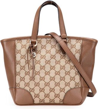 Gucci Pre-owned Gucci Small GG Canvas Bree Satchel 449241 493075