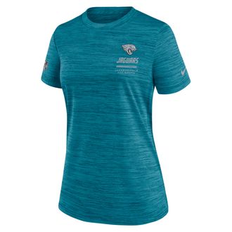 Nike Jacksonville Jaguars Sideline Velocity Nike Womens Dri-FIT NFL T-Shirt in Green | 03EY45W9N-7VD