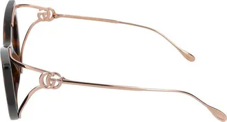 Gucci Womens Sunglasses Gucci Gg1565s 002 Havana Gold Brown 52-20-120 Injected