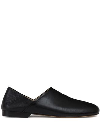 Christophe Lemaire Slippers con tacco - Nero