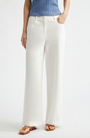 Toccin Blaire Weekend Wide Leg Jeans in Optic at Nordstrom, Size 10