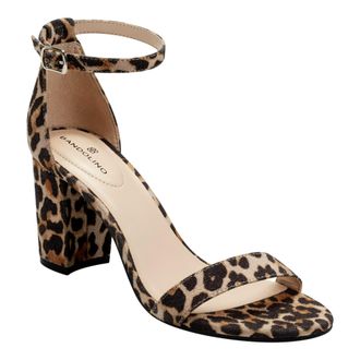 Bandolino Armory Heeled Sandal Beige Multi BNARMORY2-263 Womens