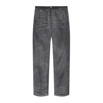 Diesel Straight Jeans, male, Gray, Size: W32 D-Phant-Chino-S2 Jeans