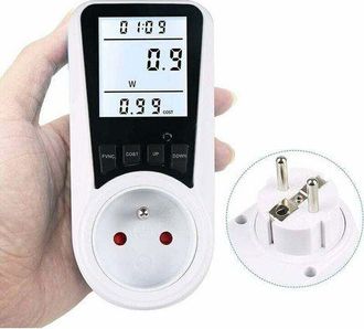 OEM Enchufe Medidor De Potencia Msbd, Medidor De Energ&iacute;a Ca 230v, Medidor De Consumo De Energ&iacute;a, Enchufe Monitor De Uso De Electricidad Con Pantalla Lcd, 