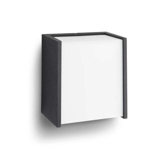 Philips Aplique De Pared Exterior Led 3w Macaw Negro