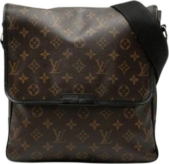 Louis Vuitton Pre-owned Cross Body Bags, female, Brown, Size: ONE SIZE Pre-owned Macassar Bass MM