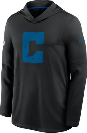 Nike Indianapolis Colts Alt Nike Mens Dri-FIT NFL Long-Sleeve Hooded Top in Black | 03B910JY98-2R0
