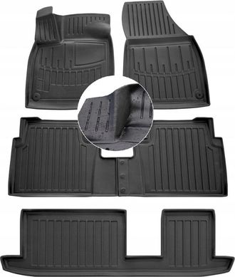 OEM Alfombrillas De Goma, Felpudos, Audi Q5 E-tron De 7 Plazas A Partir De 2021 - Ud Tubes