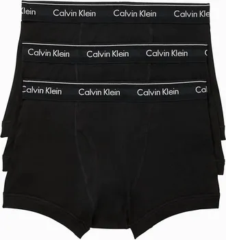 Calvin Klein Mens Underwear Cotton Classics Trunk - 3 Pack In Black/black/black