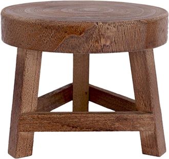 OEM Taburete Peque&ntilde;o De Madera, 17,8 Cm, Soporte De Exhibici&oacute;n, Columna Para Maceta, Taburete Peque&ntilde;o Para Suculentas O Bons&aacute;is Para Decoraci&oacute;n De Interio