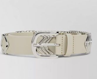 Isabel Marant tehora calfskin belt metal detail