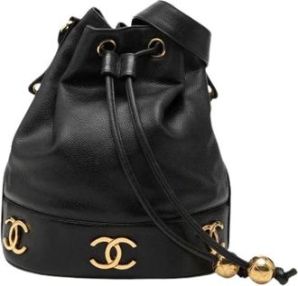 Chanel Bolso bombonera de cuero caviar vintage Pre-owned - Pre-owned - Mujer - Negro - ONE SIZE