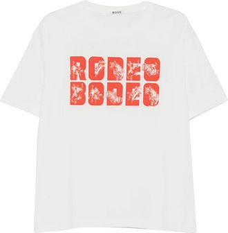 Bode Rodeo Bodeo Tee - Heren - T-shirts - Wit - L - Katoen - Tops
