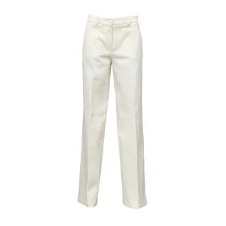 Ql2 Quelledue Mia D Pant with Wide Straight Leg and Hook Closure