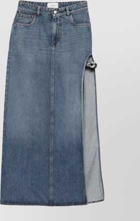 Coperni high waist midi skirt with side split