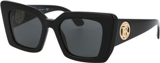 Burberry Daisy Zonnebril - Dames - Zonnebrillen - Zwart - 51 MM - Accessoires