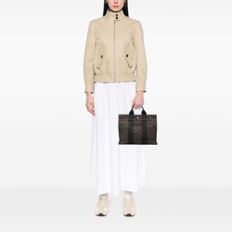 Herm&egrave;s Pre-owned Womens Canvas Herline Pm - Grey Textile - One Size