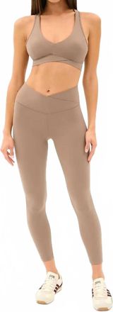 SPLITS59 Mia Rigor Legging In Latte/white