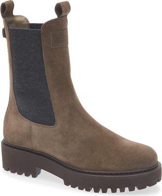 Brunello Cucinelli Monili Tab Lug Sole Chelsea Boot in C8769 Torba at Nordstrom, Size 40.5