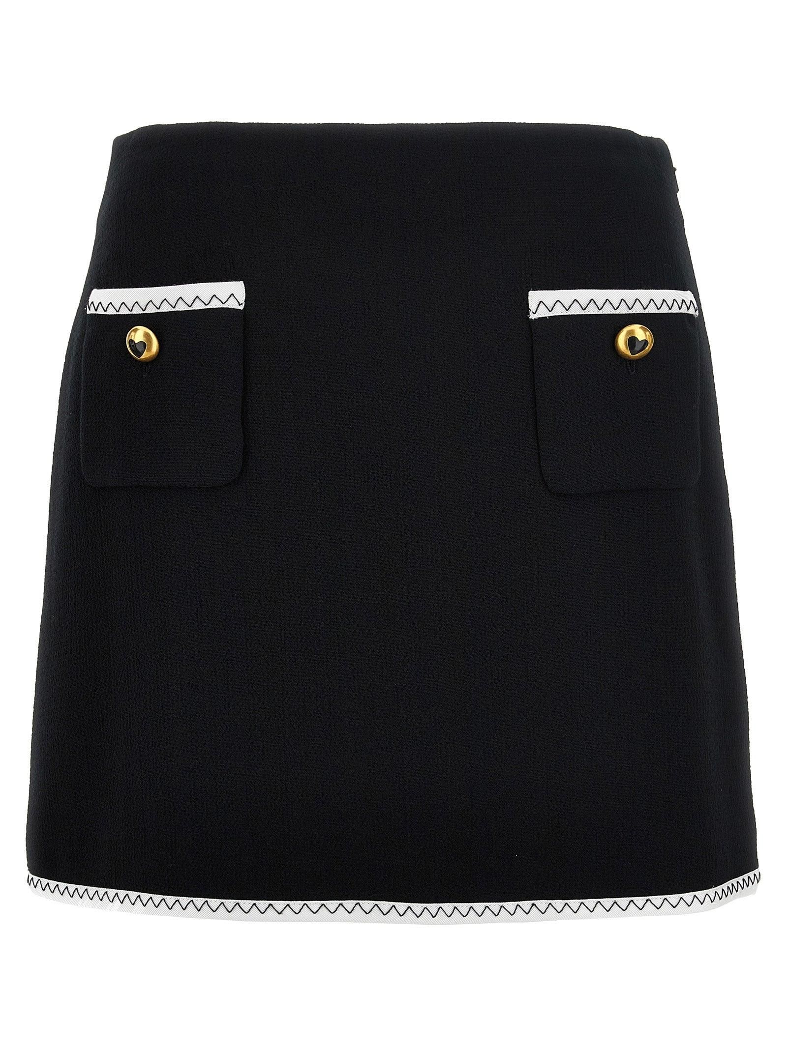 スカート MOSCHINO COUTURE Woman Skirt Black 01240430 0555 Moschino Skirt MOSCHINO COUTURE Woman color Black from