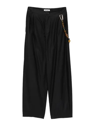 Darkpark Phebe trousers with beaded charm