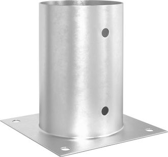 vidaXL Ancla De Tierra Redonda 12 Uds. Plateado 15 X 15 X 15 Cm Metal Vidaxl
