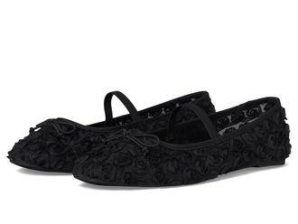 Kenneth Cole Myra Mesh Womens Flat Shoes Black Floral Mesh : 8.5 M, Leather/Mesh/Rubber