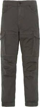 Schott NYC Tapered Broeken - Heren - Slim Fit Broeken - Grijs - W28 - Katoen - Broeken