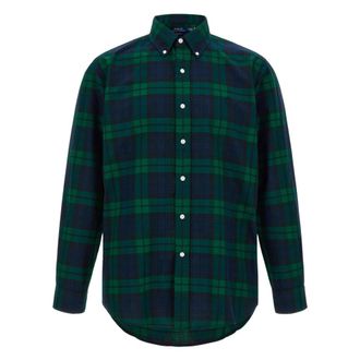 Polo Ralph Lauren Camicia in popeline stretch Custom-Fit - - Shirts - Uomo - Blu - M