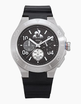 Le Coq Sportif Mens Black Plastic Digital Watch - Black/Multi - Size: ONE size