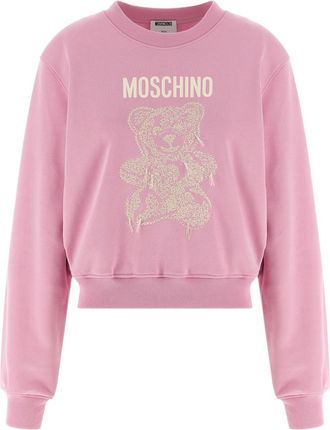 Moschino Pink Teddy Bear Sweatshirt