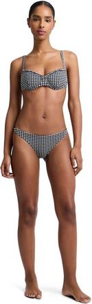 Onia Ashley Bikini Brief Bottom in Black/white at Nordstrom, Size X-Small
