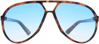 AIRE Skyveil Aviator Sunglasses in Amber Tort at Nordstrom