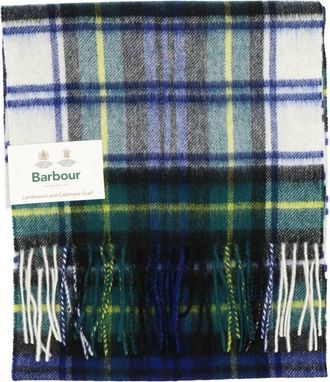 Barbour Tartan Fringed Edges Scarf