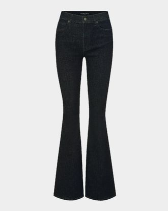 Veronica Beard Beverly High-Rise Flare Jeans