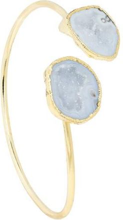 Saachi Agate Duet Cuff Bracelet in Grey at Nordstrom Rack
