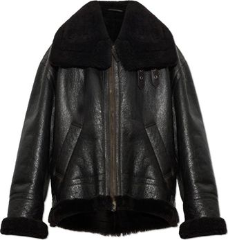Balenciaga Chaqueta de cuello alto - Jackets - Hombre - Marr&oacute;n - M