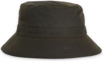 Barbour Waxed Bucket Hat - Heren - Hoeden - Groen - M - Katoen - Accessoires