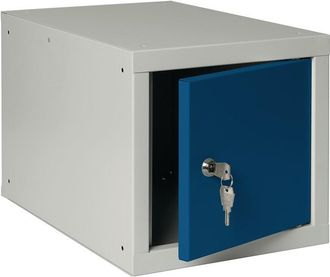 OEM Armoire Vestiaire Gris Clair/bleu Gentiane H450xl450xp450mm 1 D&eacute;partement