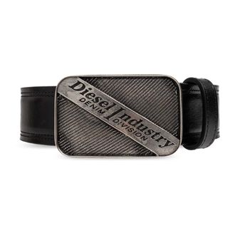 Diesel Heren, Accessoires, Zwart, Maat: 105 CM Leer