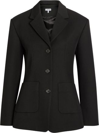 Loewe Wool-blend Blazer - Black - 40 (UK12 / M)