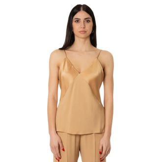 Forte_Forte Sleeveless Top - - Tops - Donna - Beige - L