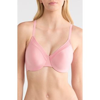 Wacoal Perfect Primer Full Coverage Underwire Bra in Rose Elega at Nordstrom Rack, Size 34D